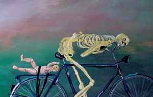 Achtervolgde fietser